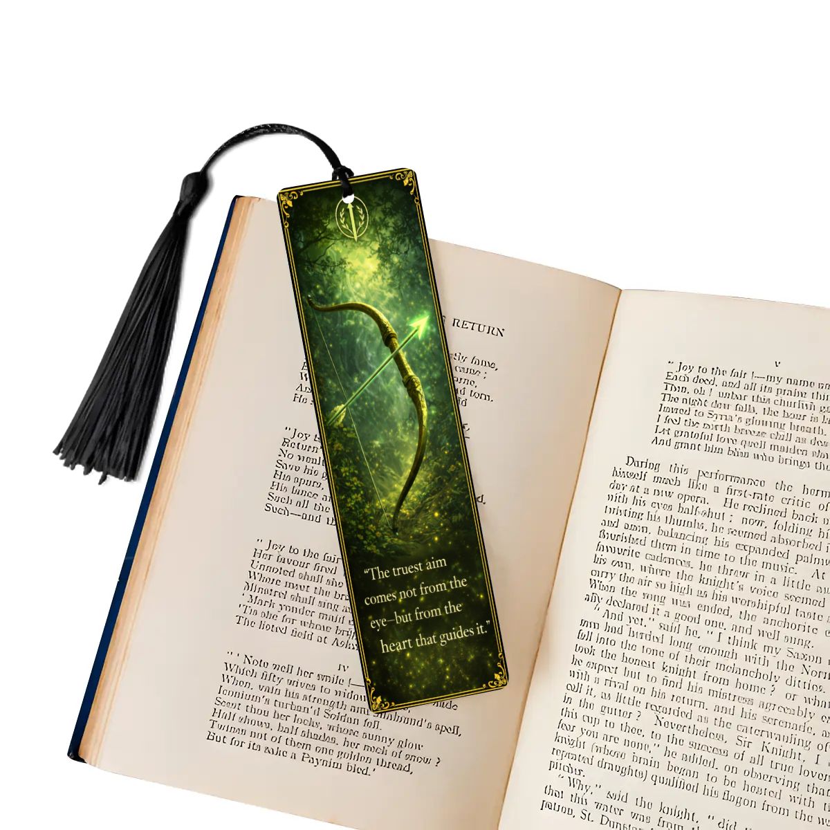 Wooden Bookmark Green