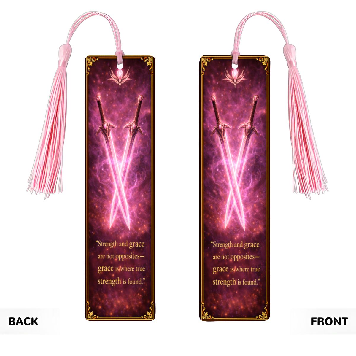 Wooden Bookmark Pink