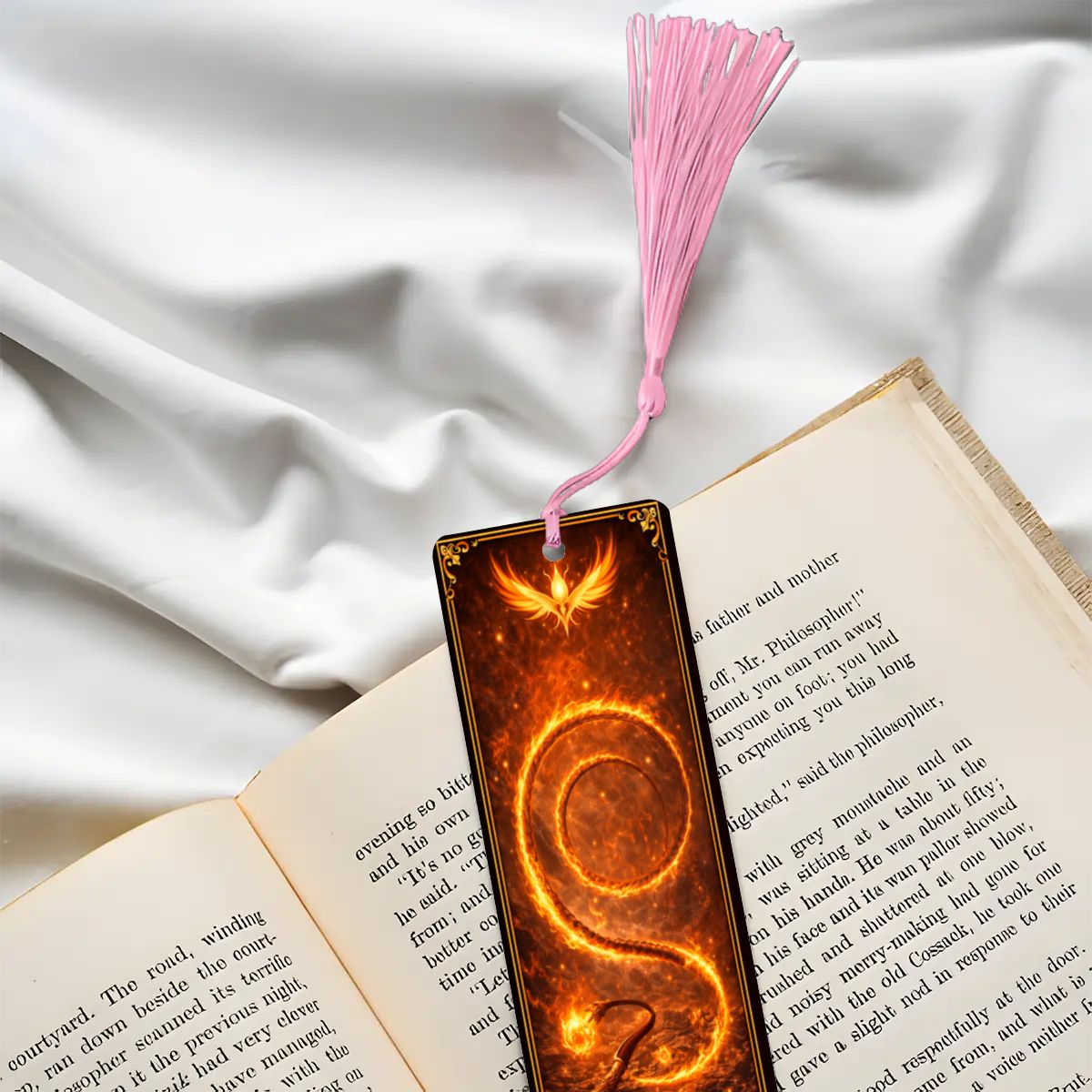 Wooden Bookmark Orange