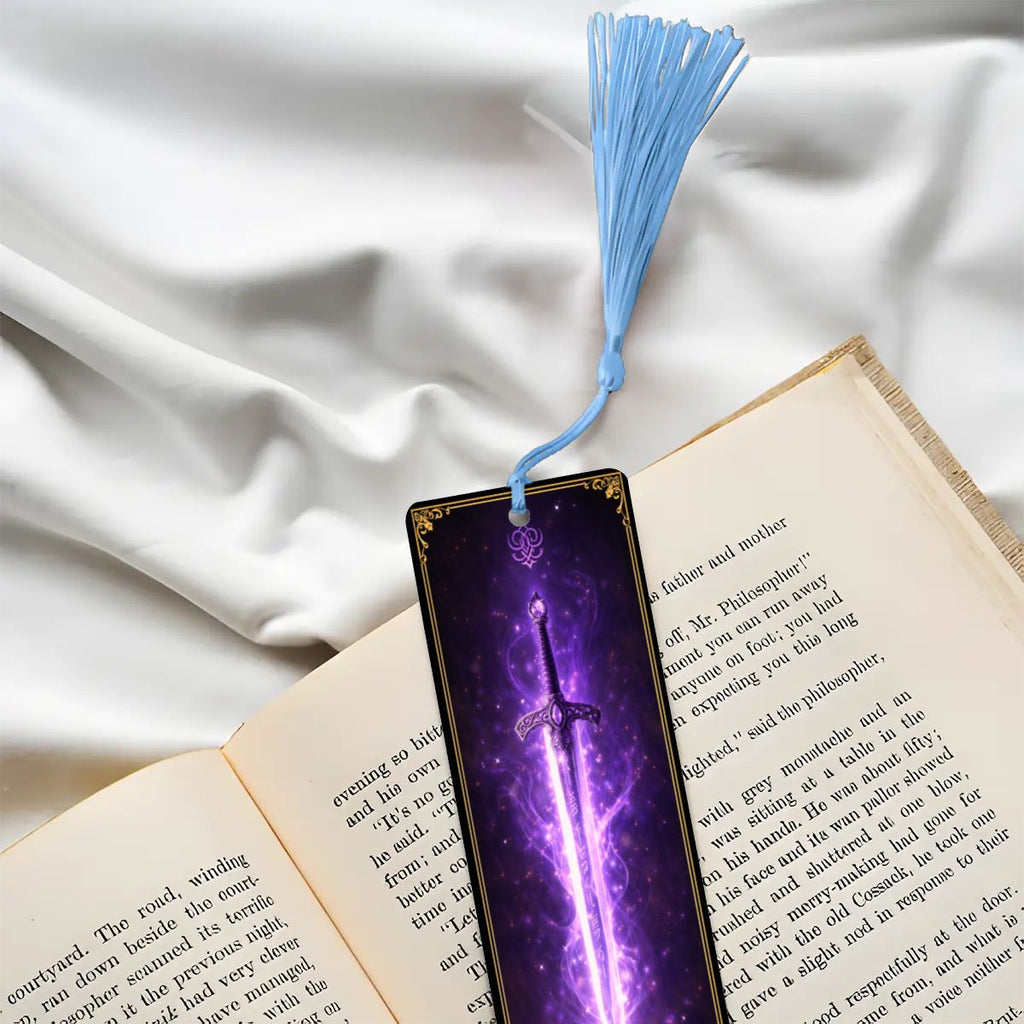 Wooden Bookmark Purple