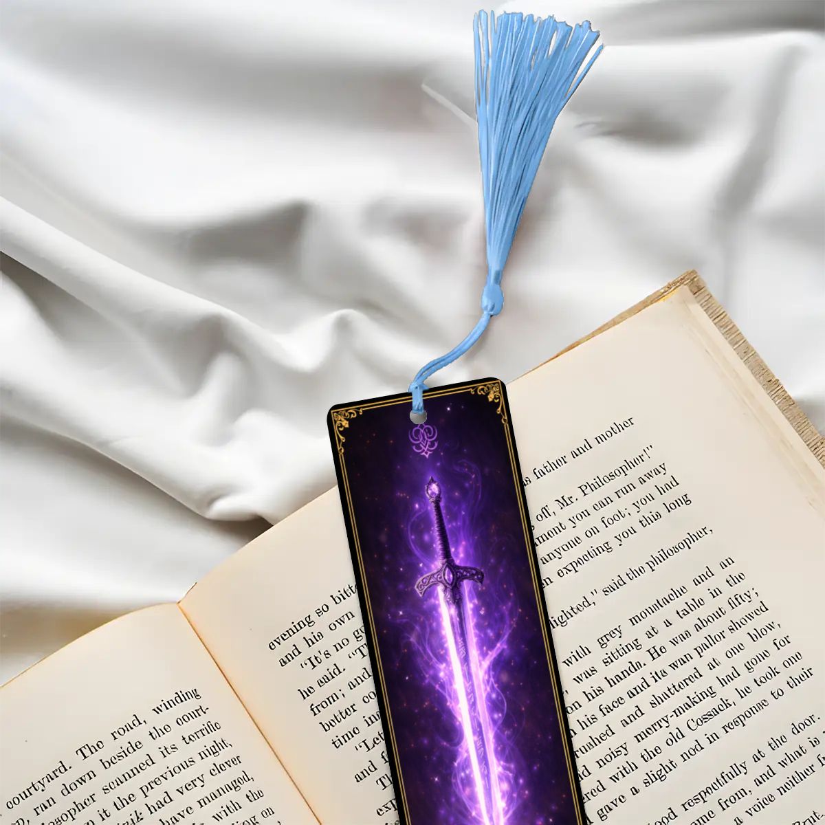 Wooden Bookmark Purple