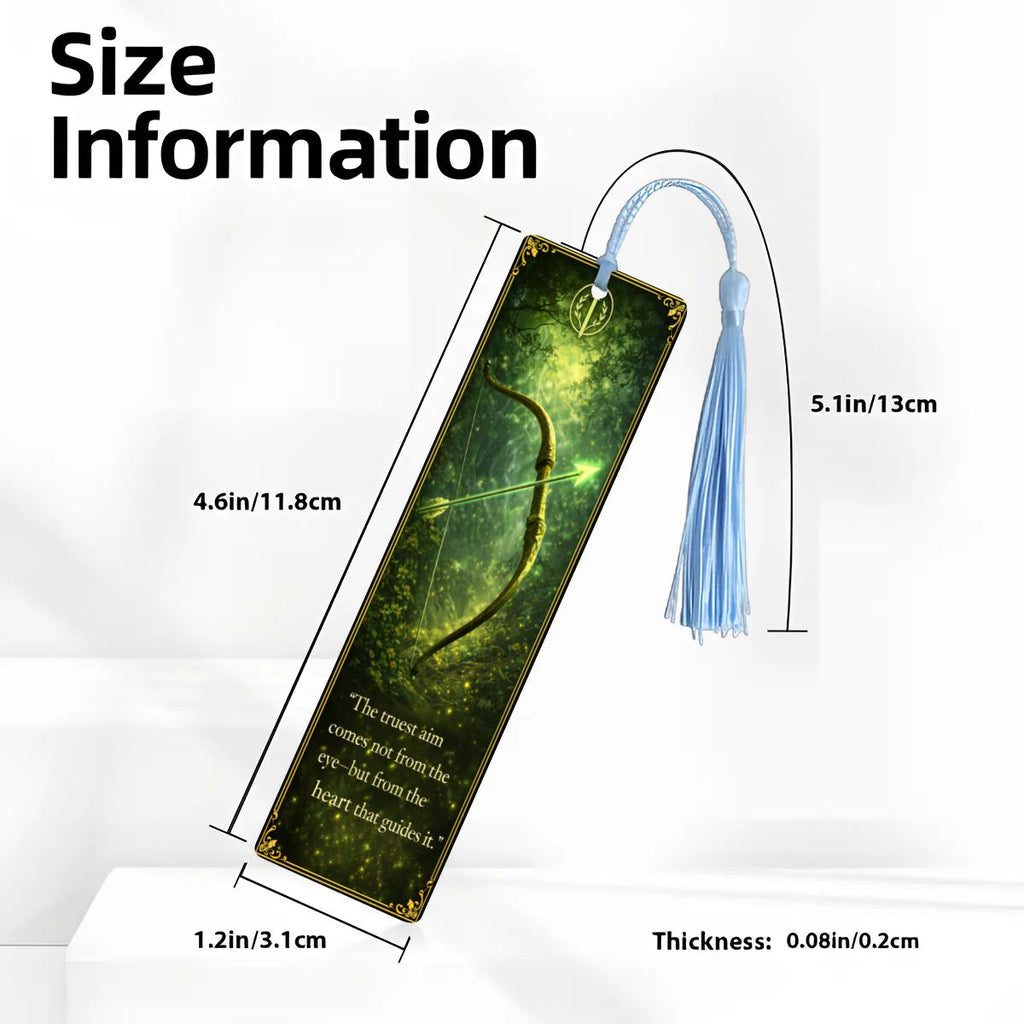 Wooden Bookmark Green