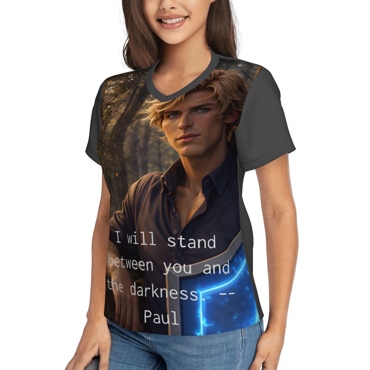 Women's V-Neck Short-Sleeve T-Shirt