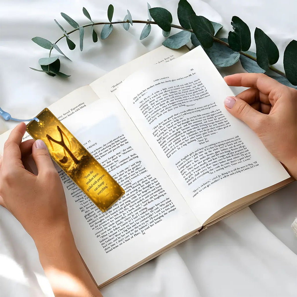 Wooden Bookmark Yellow