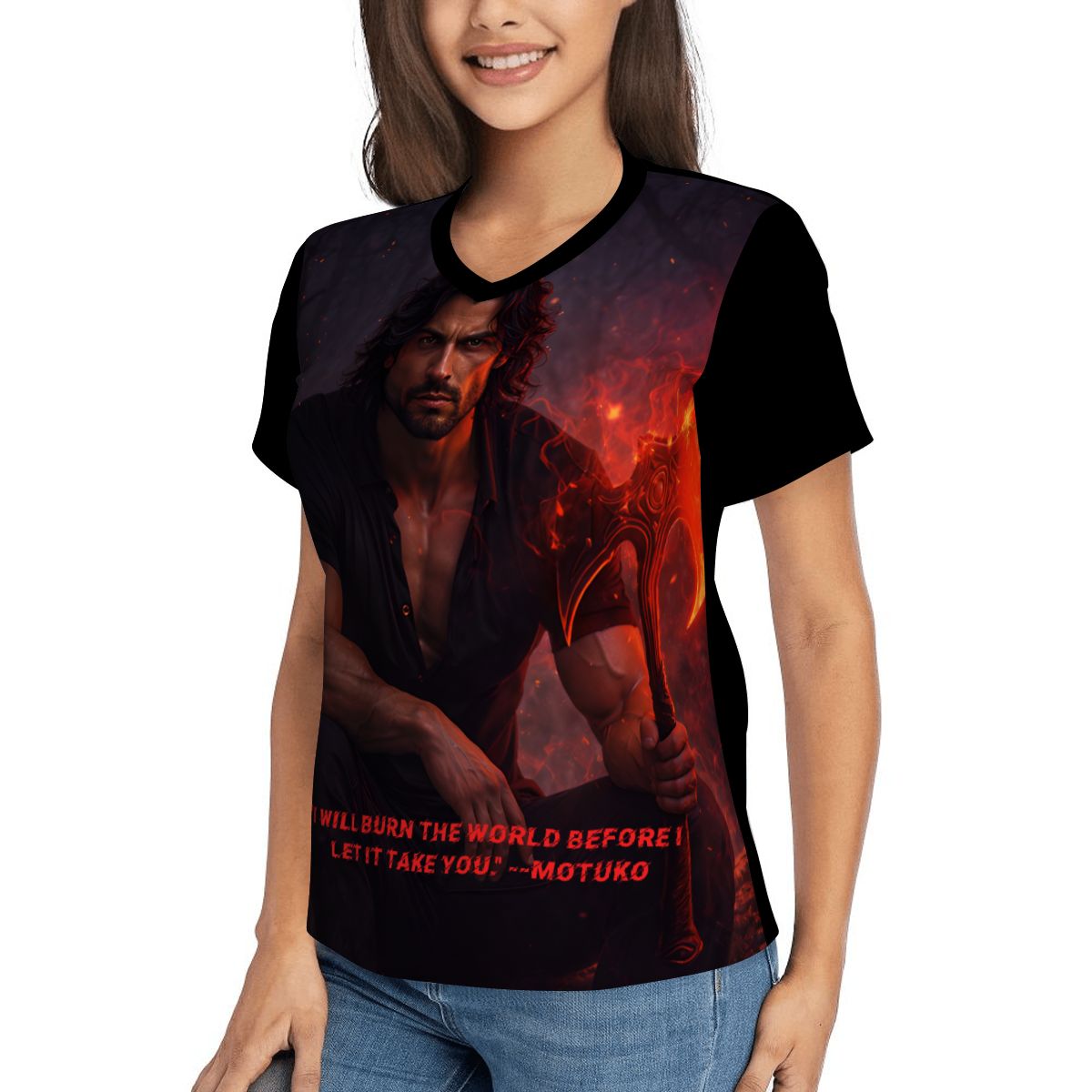 Women's V-Neck Short-Sleeve T-Shirt