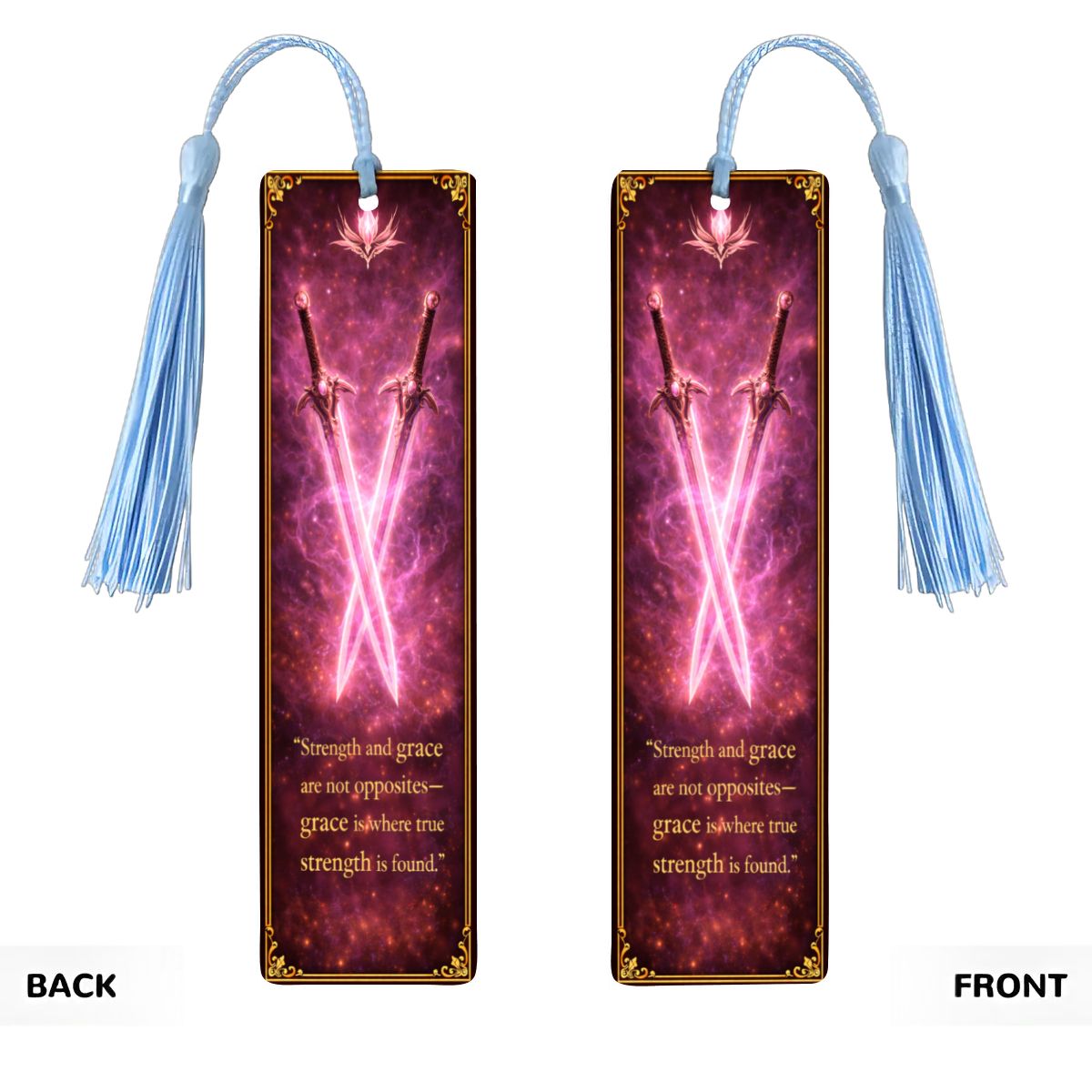 Wooden Bookmark Pink