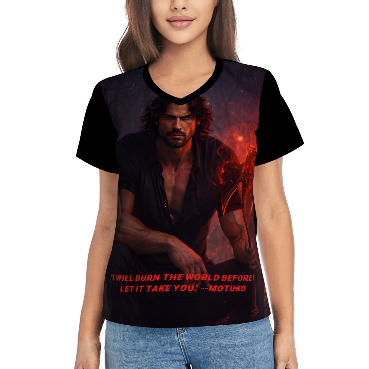 Women's V-Neck Short-Sleeve T-Shirt