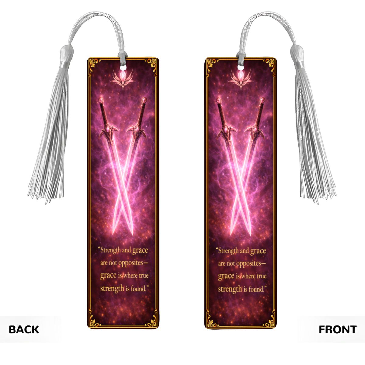 Wooden Bookmark Pink