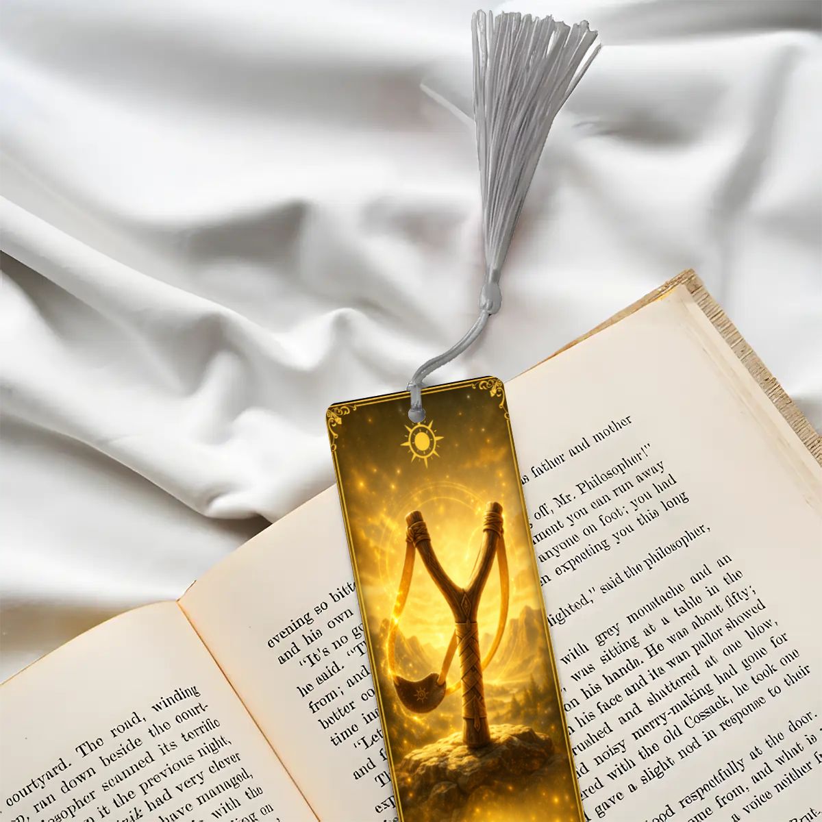 Wooden Bookmark Yellow