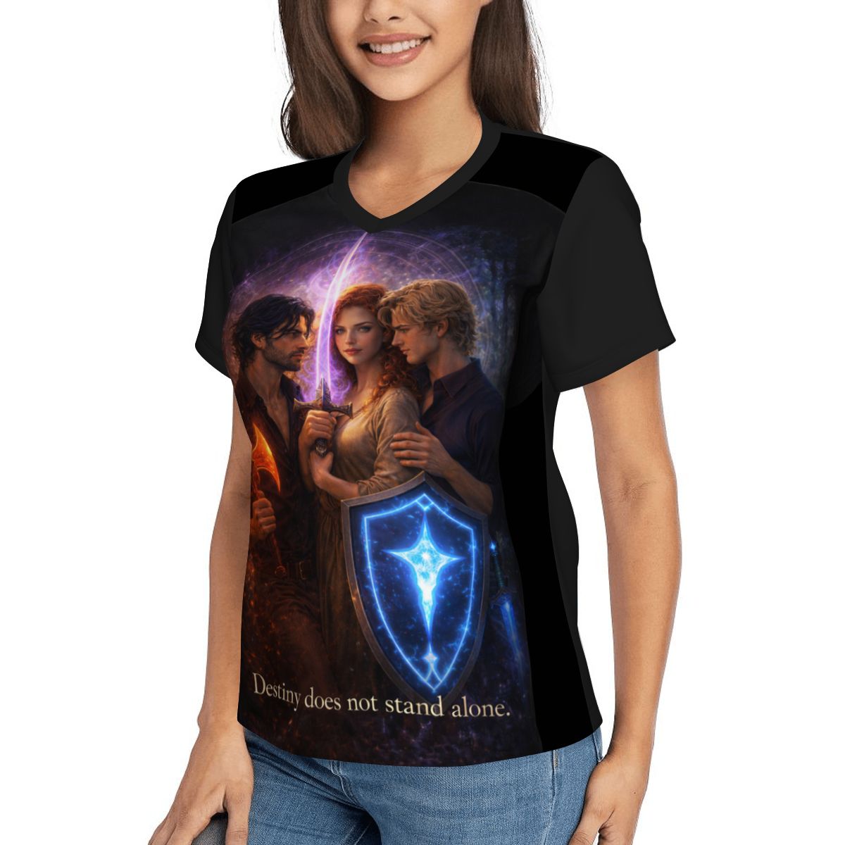 Women's V-Neck Short-Sleeve T-Shirt