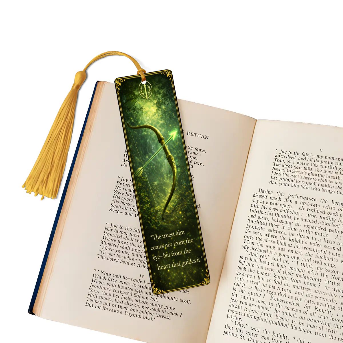 Wooden Bookmark Green