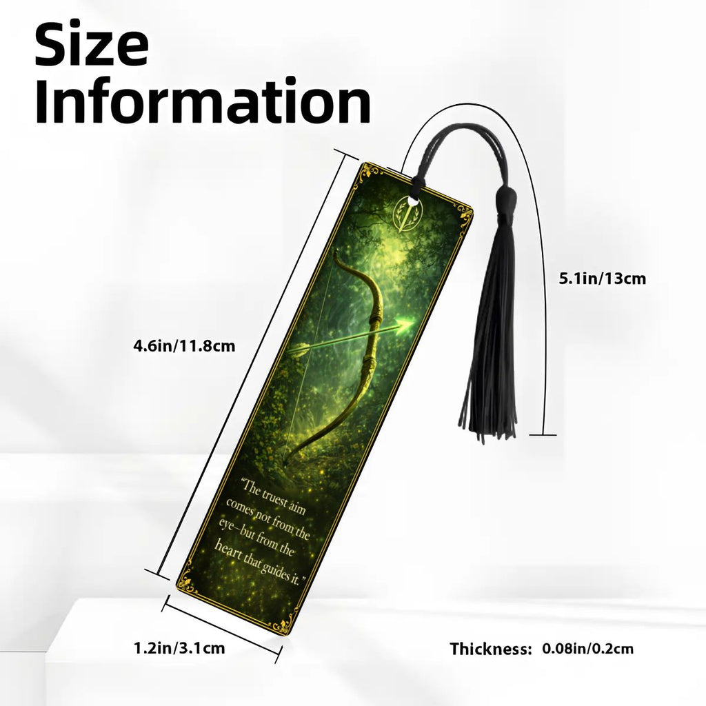 Wooden Bookmark Green