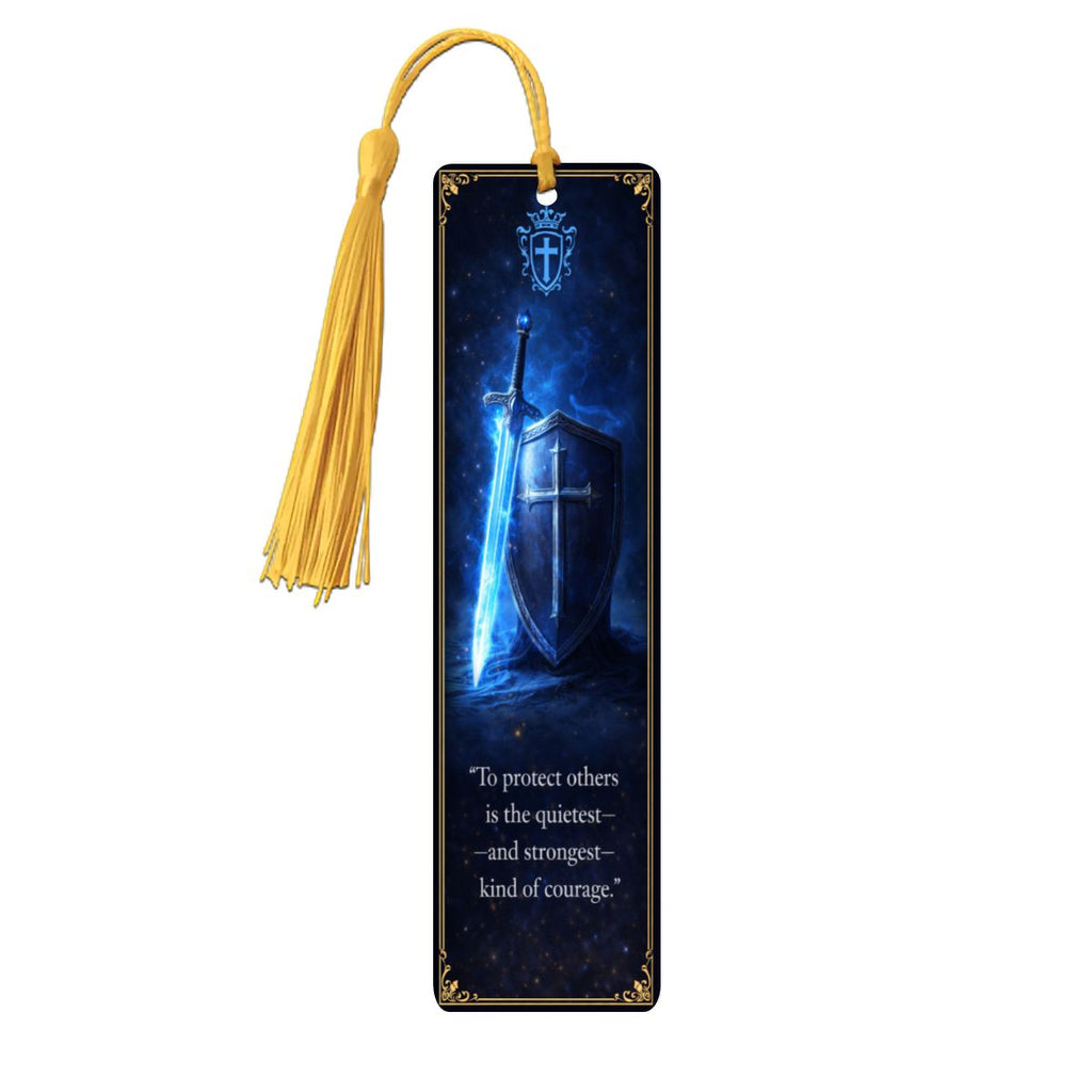 Wooden Bookmark Blue