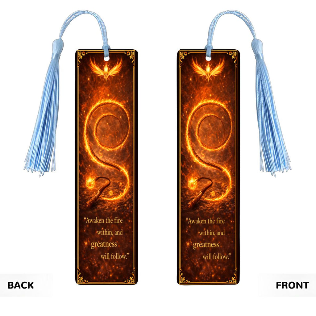 Wooden Bookmark Orange