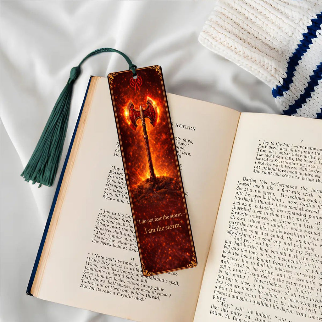 Wooden Bookmark Red