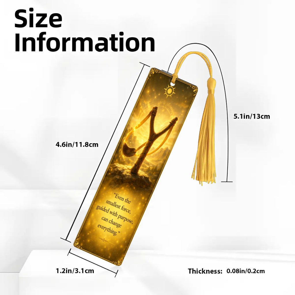 Wooden Bookmark Yellow