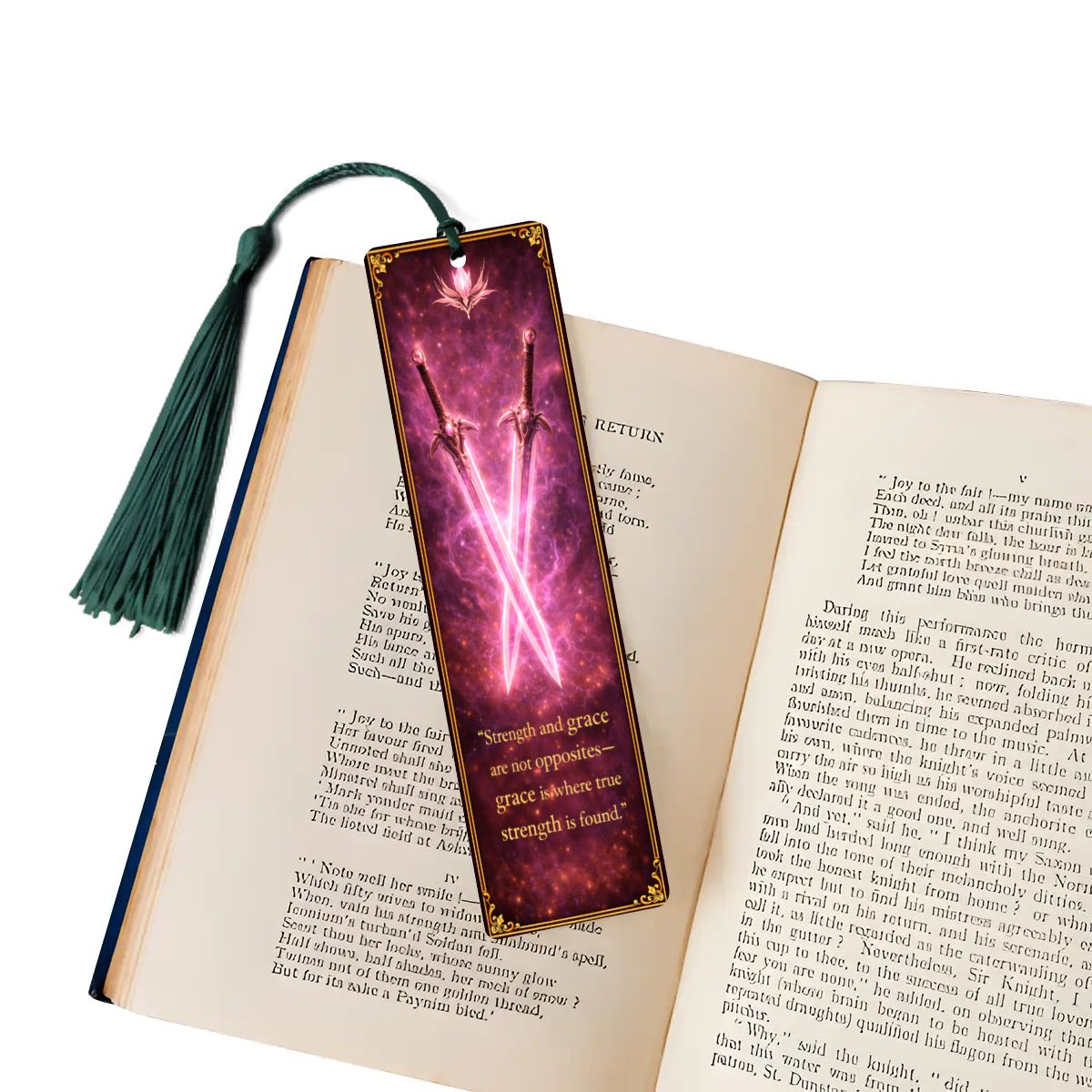 Wooden Bookmark Pink
