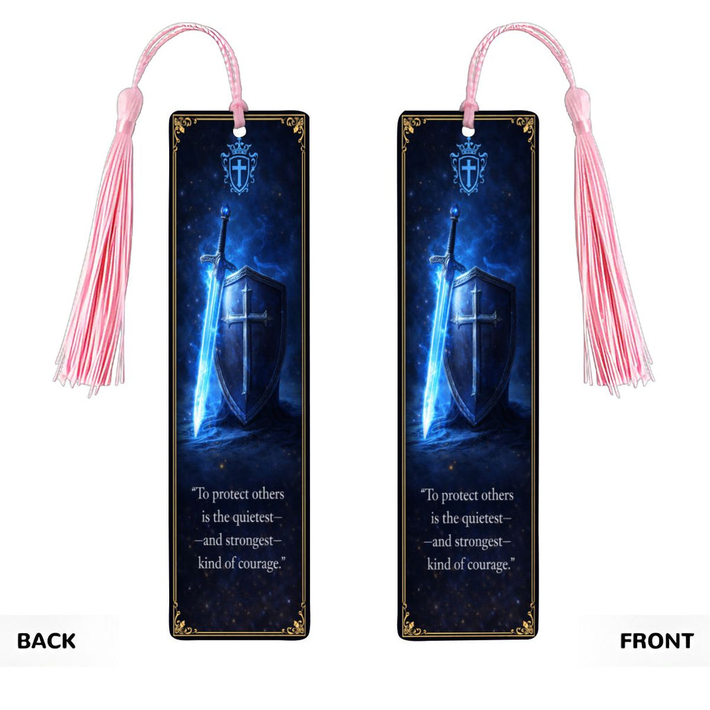 Wooden Bookmark Blue