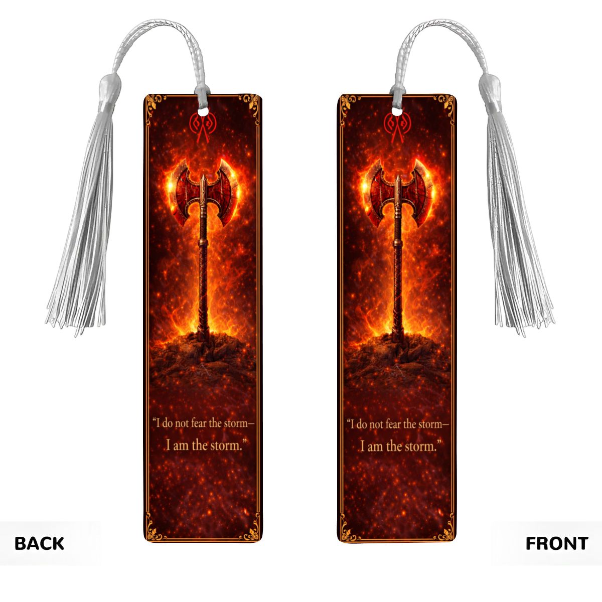 Wooden Bookmark Red