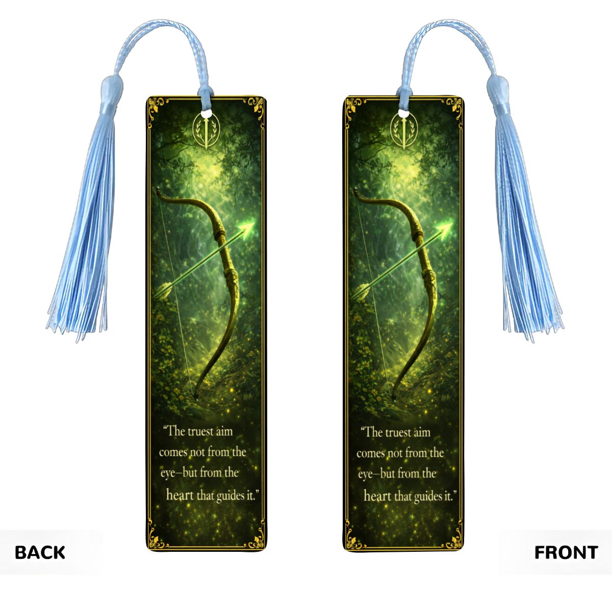 Wooden Bookmark Green