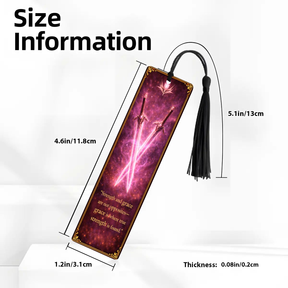 Wooden Bookmark Pink