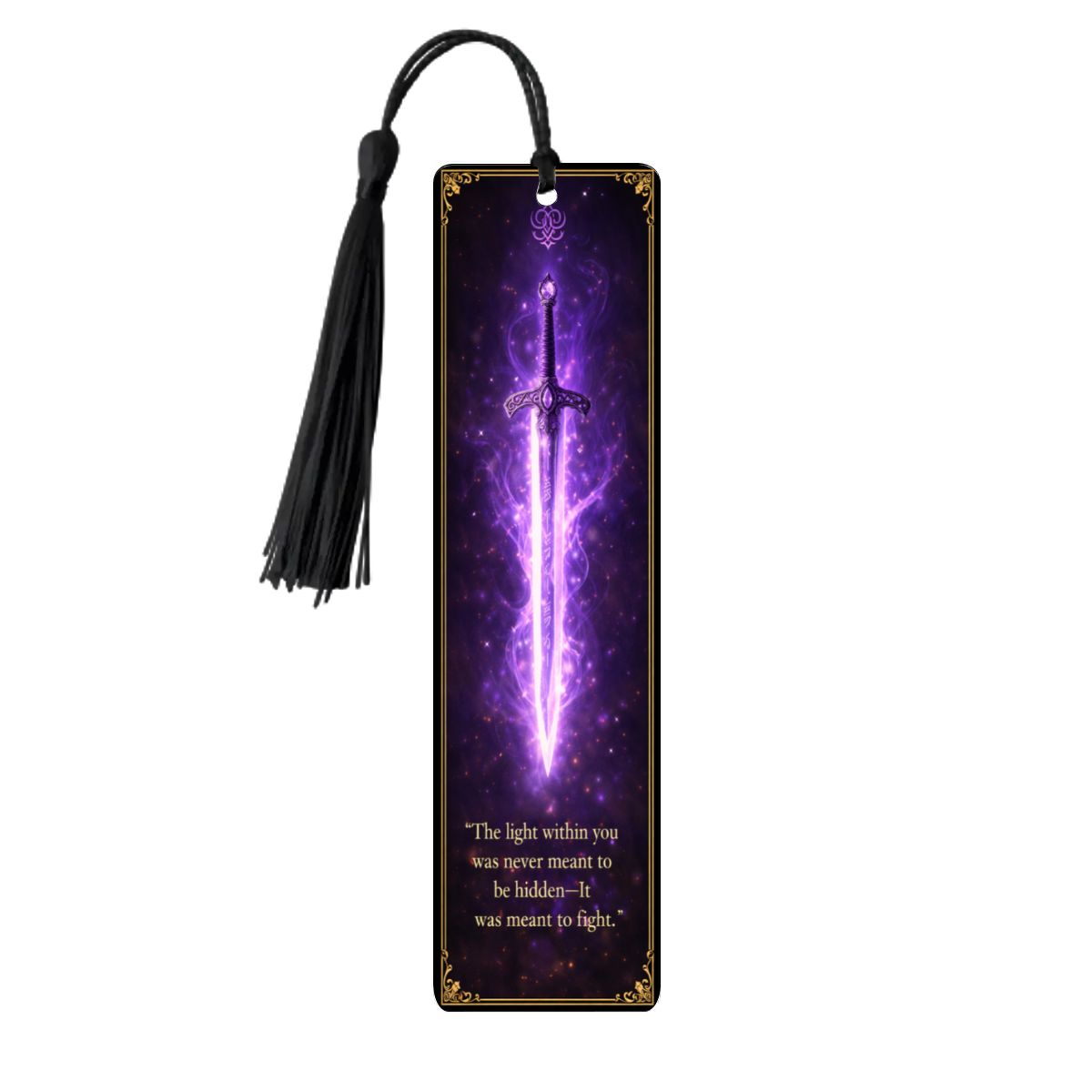 Wooden Bookmark Purple