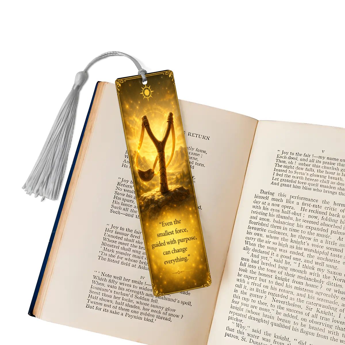 Wooden Bookmark Yellow