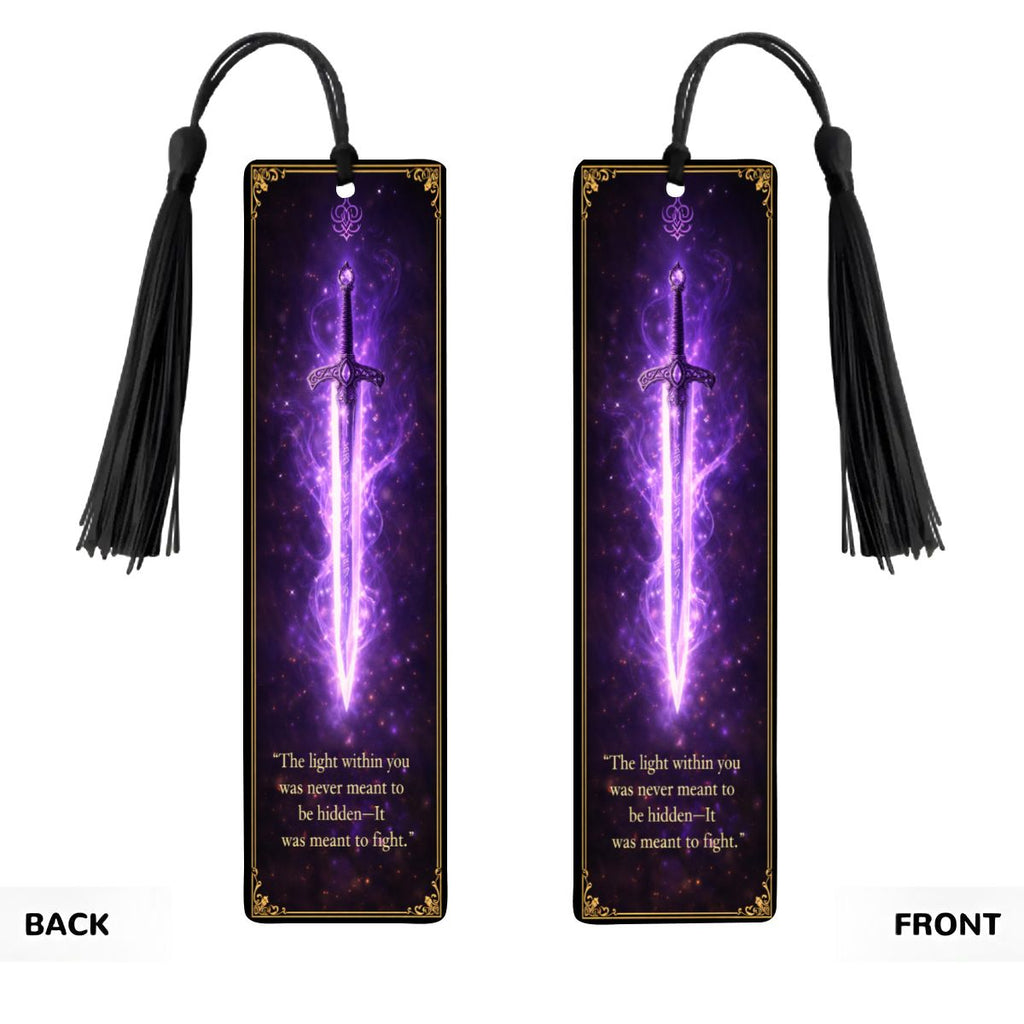 Wooden Bookmark Purple