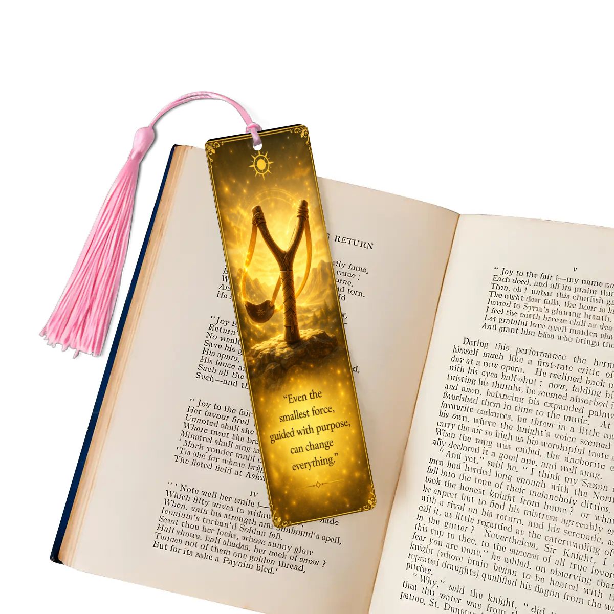Wooden Bookmark Yellow
