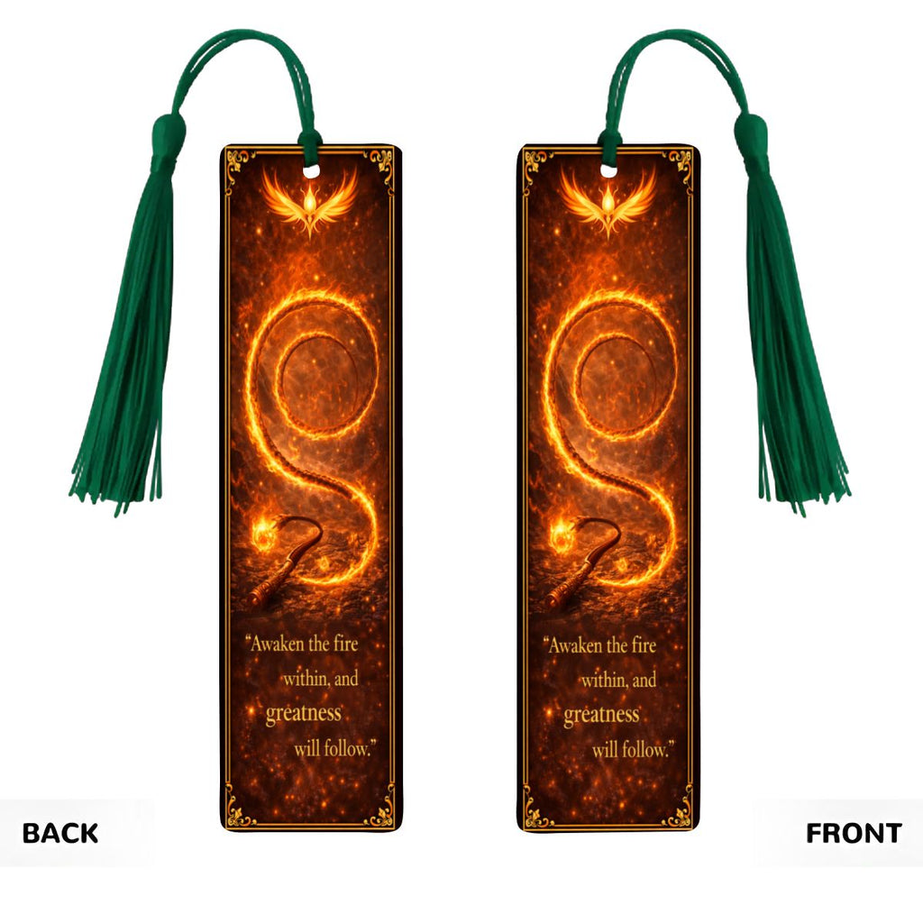 Wooden Bookmark Orange