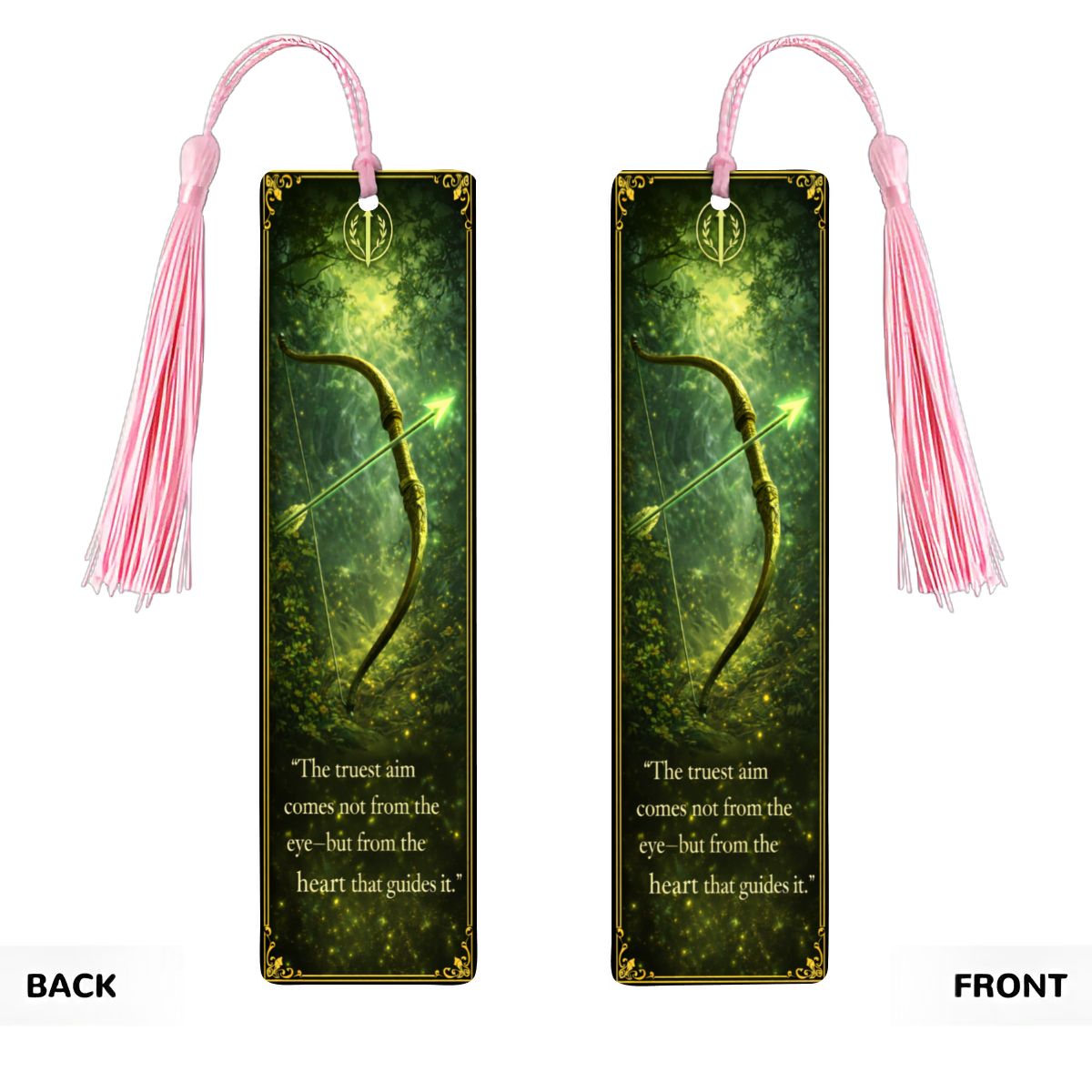 Wooden Bookmark Green