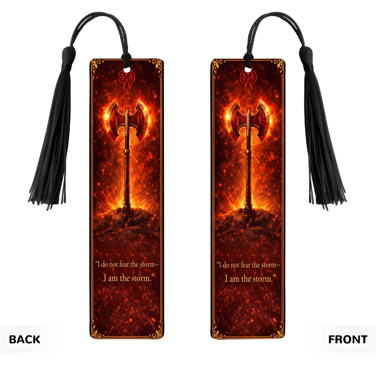 Wooden Bookmark Red