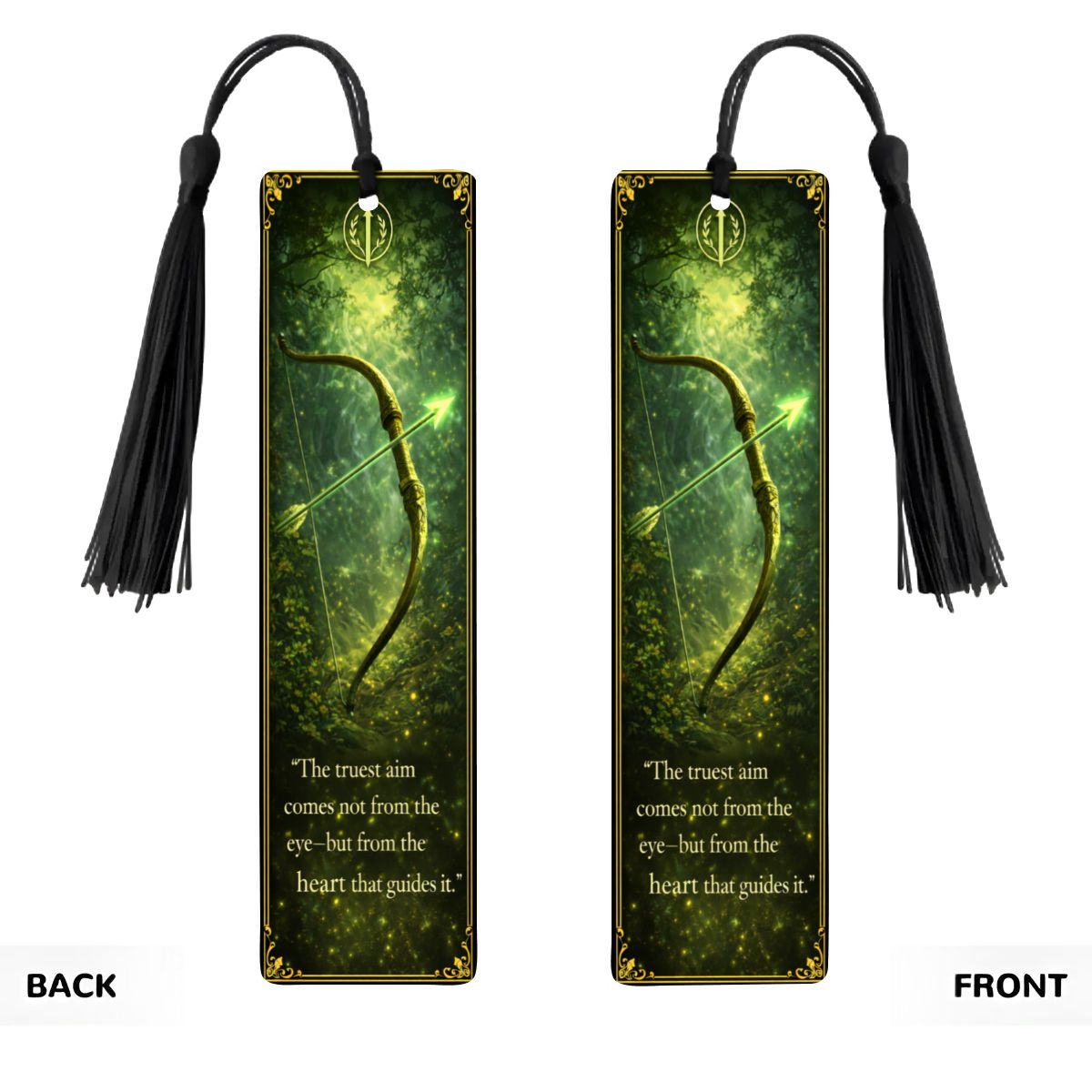 Wooden Bookmark Green