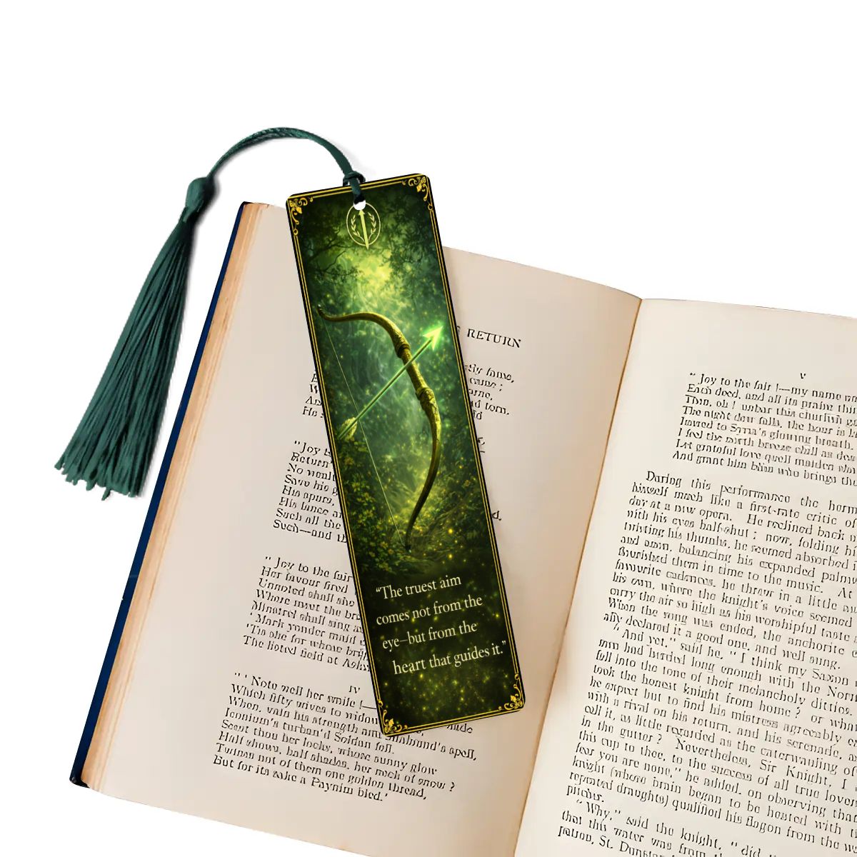 Wooden Bookmark Green