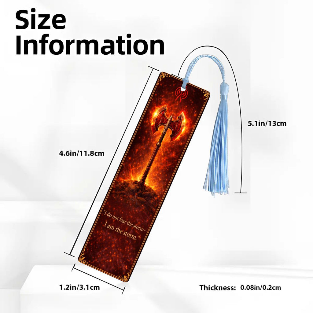 Wooden Bookmark Red