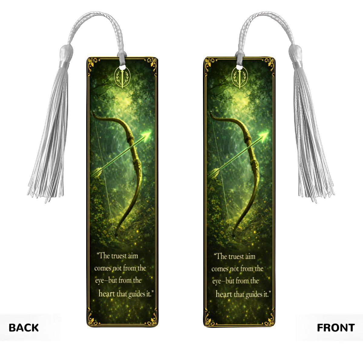 Wooden Bookmark Green