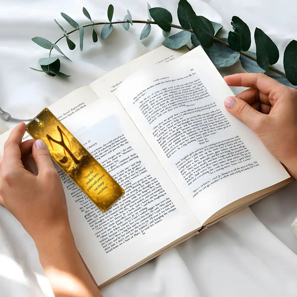 Wooden Bookmark Yellow