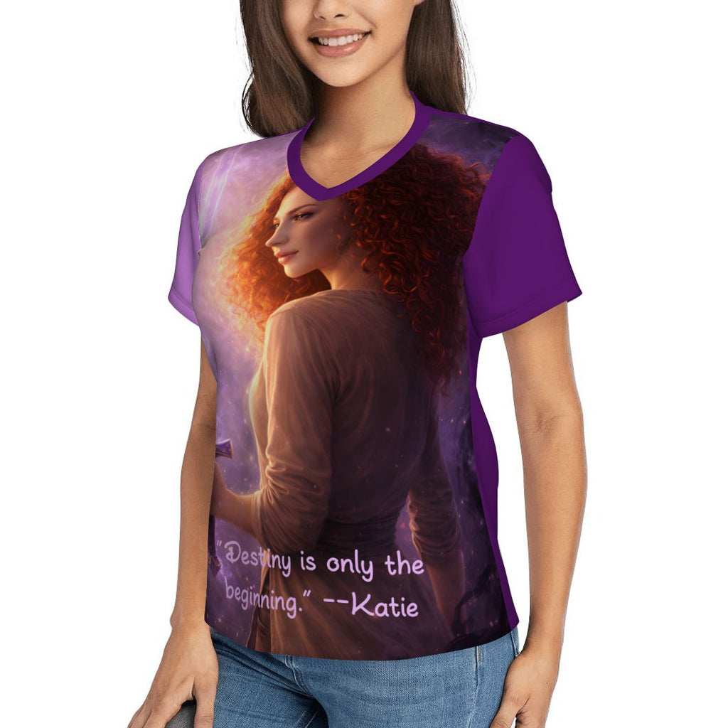 Women's V-Neck Short-Sleeve T-Shirt