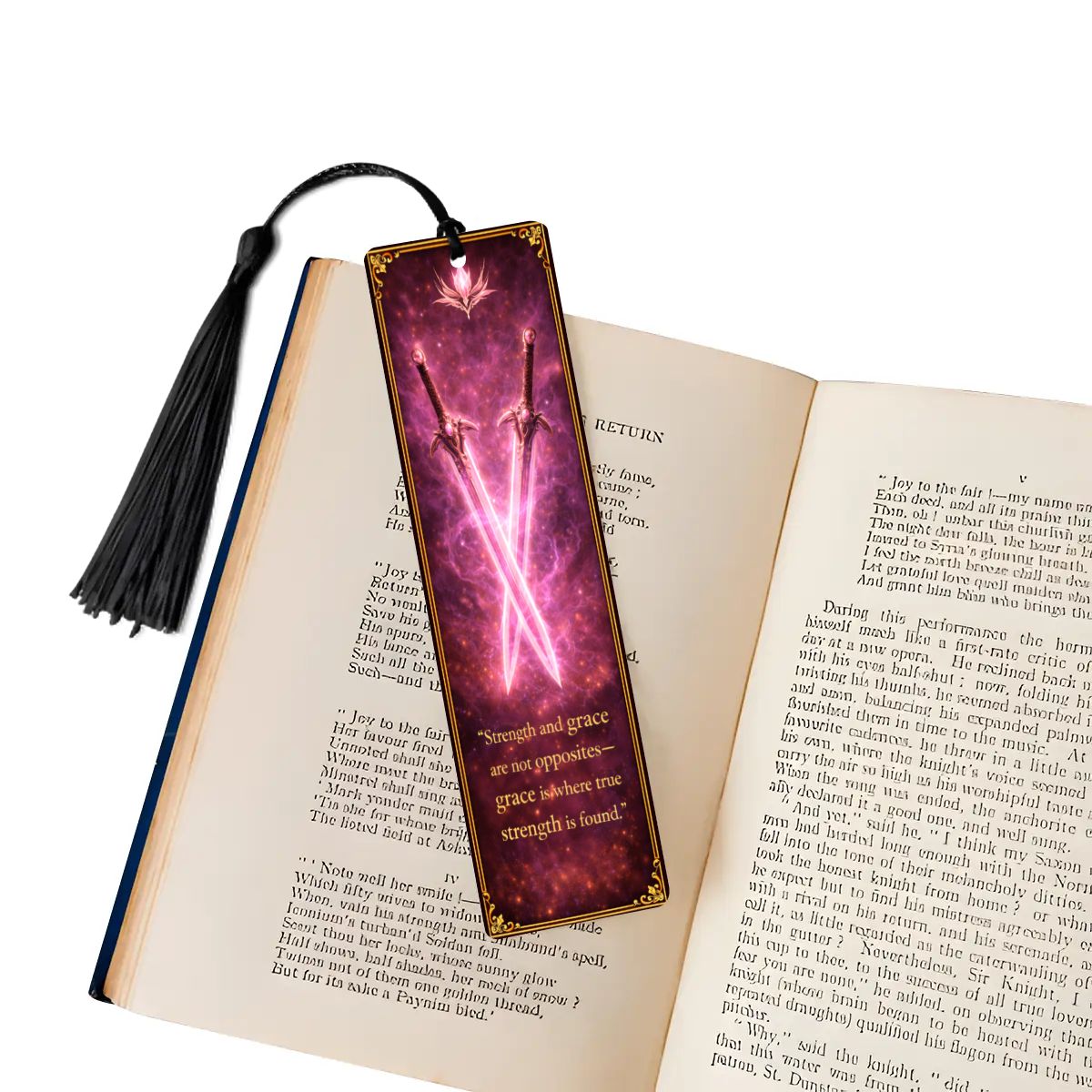 Wooden Bookmark Pink