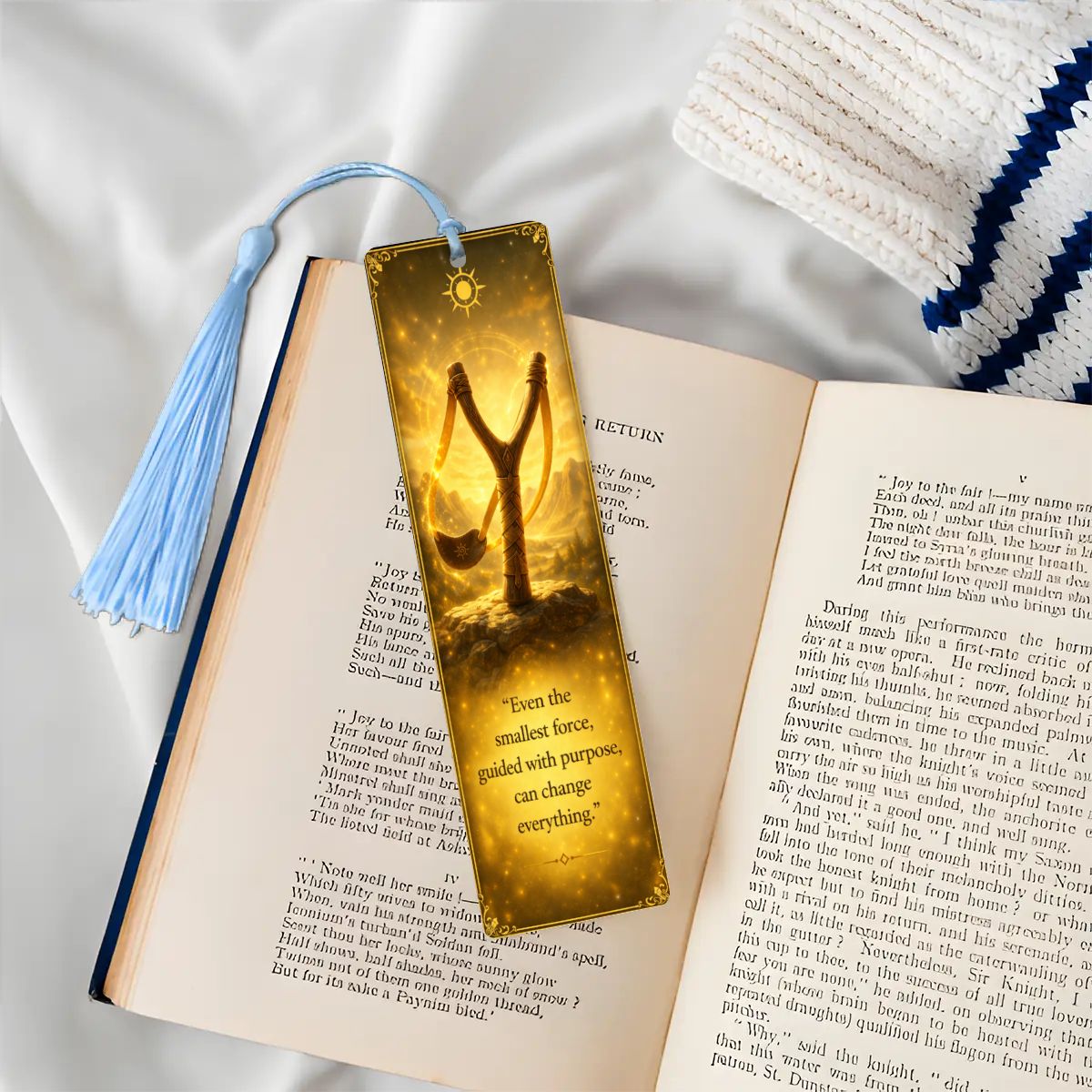 Wooden Bookmark Yellow