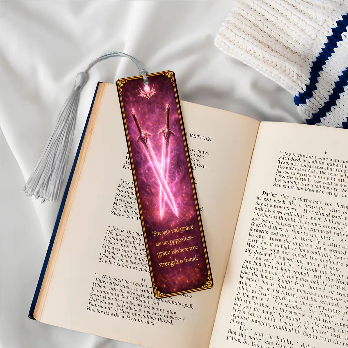 Wooden Bookmark Pink