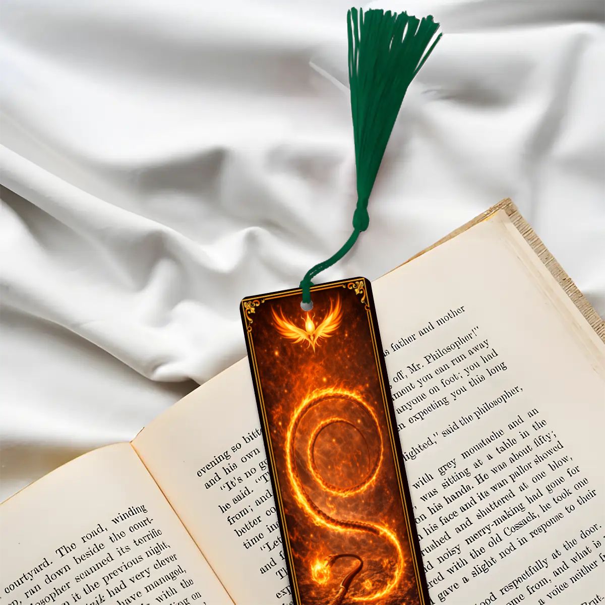 Wooden Bookmark Orange