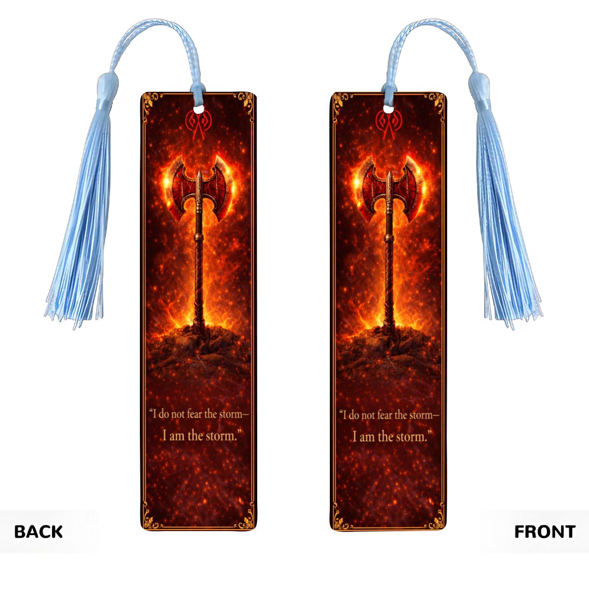 Wooden Bookmark Red