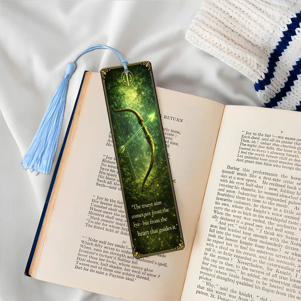 Wooden Bookmark Green