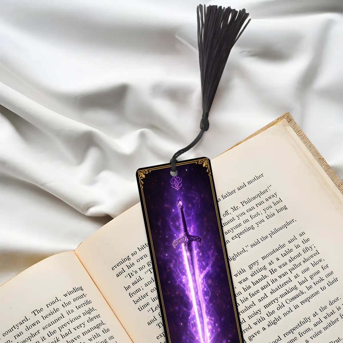 Wooden Bookmark Purple