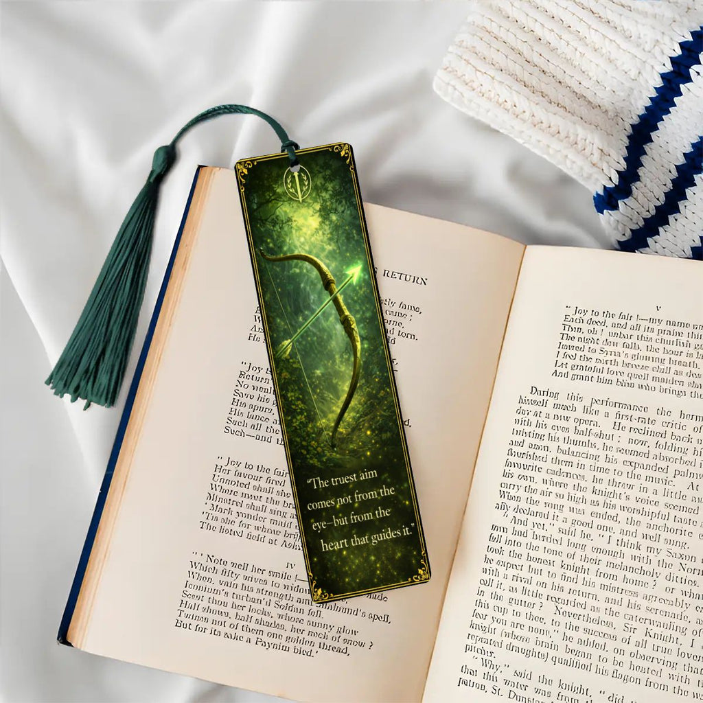 Wooden Bookmark Green