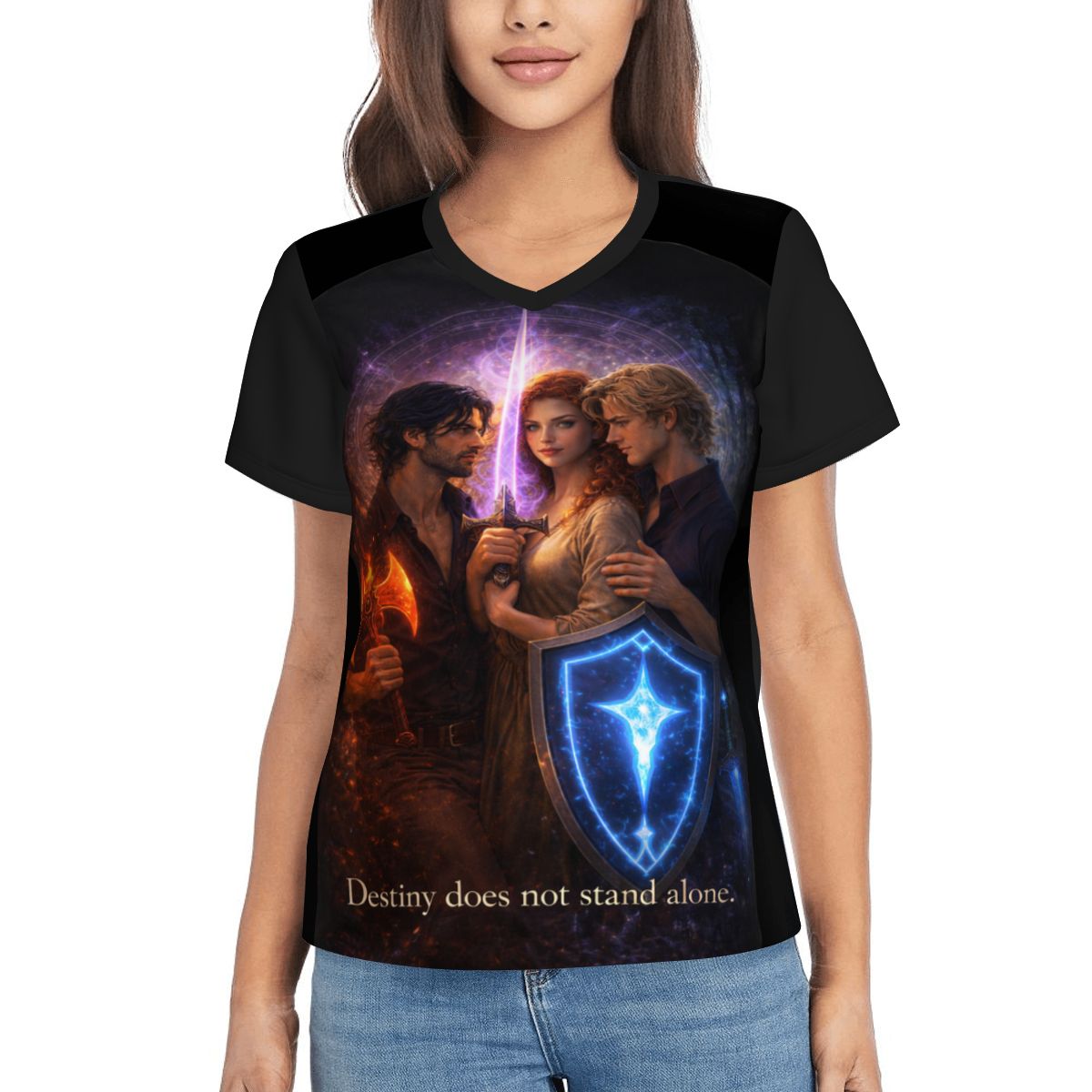 Women's V-Neck Short-Sleeve T-Shirt