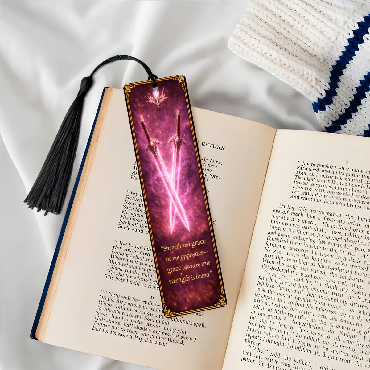 Wooden Bookmark Pink