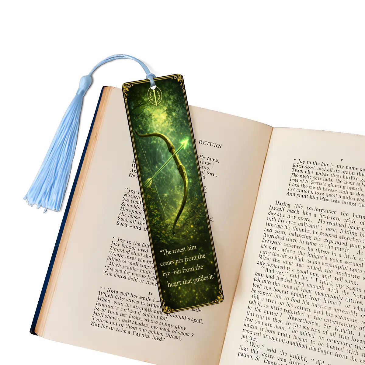 Wooden Bookmark Green