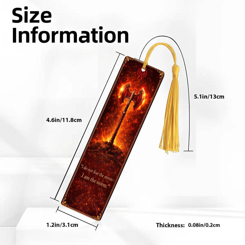Wooden Bookmark Red